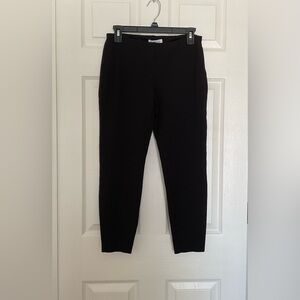 Rachel Zoe Stretch Pull On Pants Black Elastic Waist Women's Size S